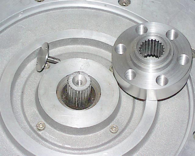 Advanced electric vehicle conversion project Adapter Plate and Shaft